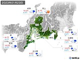 実況天気(2023年01月23日)