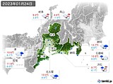 実況天気(2023年01月24日)