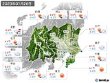 実況天気(2023年01月26日)