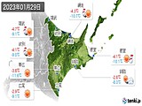 実況天気(2023年01月29日)