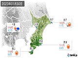 実況天気(2023年01月30日)