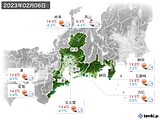 実況天気(2023年02月06日)