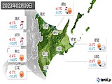 実況天気(2023年02月09日)