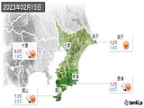実況天気(2023年02月15日)