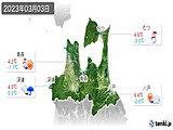 実況天気(2023年03月03日)