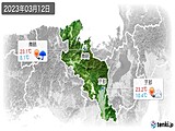 2023年03月12日の京都府の実況天気