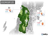 2023年03月12日の山形県の実況天気