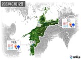 実況天気(2023年03月12日)