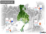 実況天気(2023年03月16日)