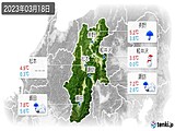 実況天気(2023年03月18日)