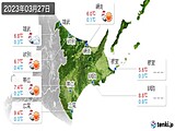 2023年03月27日の道東の実況天気