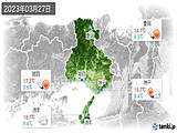 2023年03月27日の兵庫県の実況天気