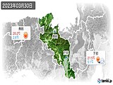 2023年03月30日の京都府の実況天気