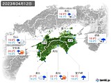 2023年04月12日の四国地方の実況天気