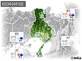 2023年04月16日の兵庫県の実況天気