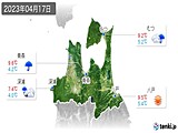 2023年04月17日の青森県の実況天気