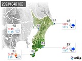 2023年04月18日の千葉県の実況天気