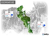 2023年04月18日の京都府の実況天気