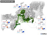 実況天気(2023年04月18日)