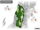 実況天気(2023年04月20日)