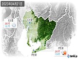 2023年04月21日の愛知県の実況天気