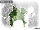 2023年04月24日の神奈川県の実況天気