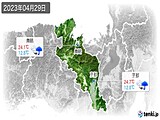 2023年04月29日の京都府の実況天気
