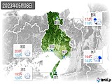 2023年05月08日の兵庫県の実況天気
