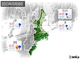 実況天気(2023年05月08日)