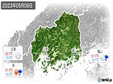 実況天気(2023年05月08日)