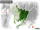 2023年05月10日の愛知県の実況天気