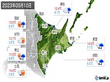 2023年05月10日の道東の実況天気