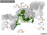 実況天気(2023年05月11日)