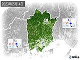 2023年05月14日の岡山県の実況天気