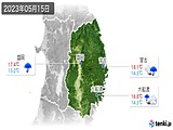 実況天気(2023年05月15日)