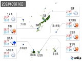 2023年05月16日の沖縄県の実況天気
