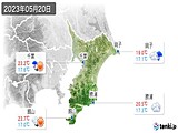 2023年05月20日の千葉県の実況天気