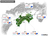 2023年05月22日の四国地方の実況天気