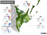 2023年05月23日の道東の実況天気