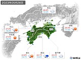 2023年05月26日の四国地方の実況天気