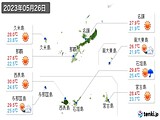 2023年05月26日の沖縄県の実況天気