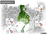 2023年05月31日の兵庫県の実況天気