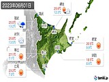 2023年06月01日の道東の実況天気