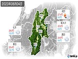 実況天気(2023年06月04日)