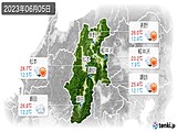 実況天気(2023年06月05日)