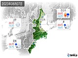 実況天気(2023年06月07日)