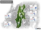 実況天気(2023年06月09日)