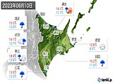 実況天気(2023年06月10日)