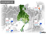 実況天気(2023年06月10日)