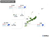 実況天気(2023年06月12日)